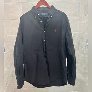 New MENS (L) Black Ralph Lauren button up.